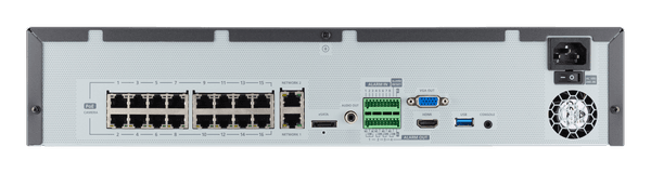 XRN-1610S — 16CH 4K 180Mbps PoE+ NVR
