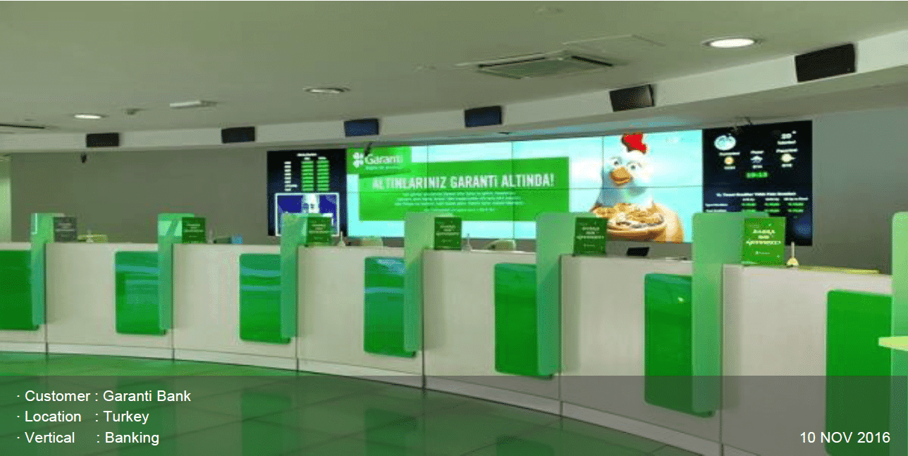Esta es una fotografía de un banco Garanti, relacionada con la entrada Garanti Bank optimiza su proceso de monitoreo