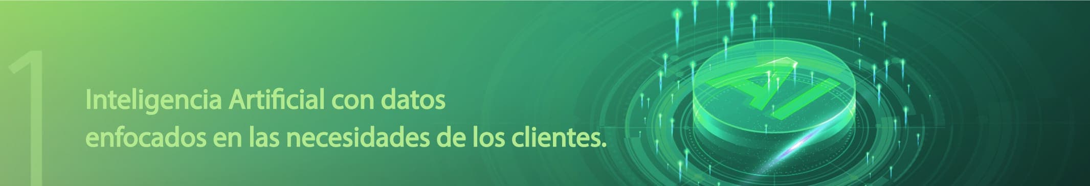 inteligencia artificial con datos enfocados en las necesidades de los clientes