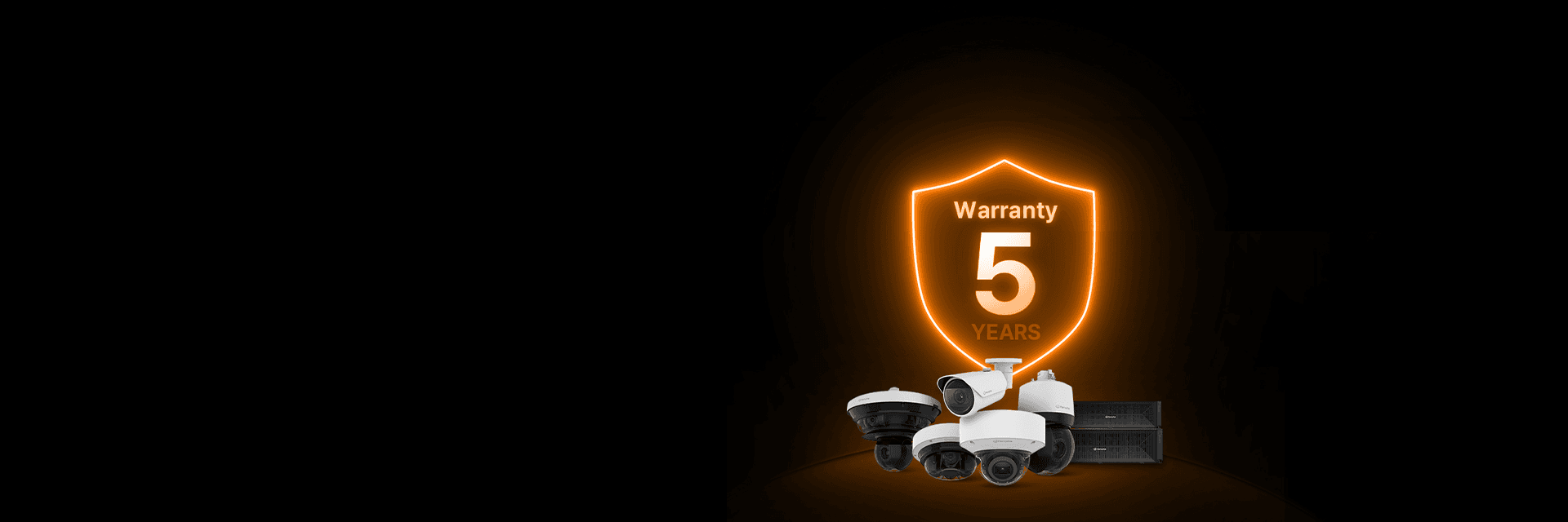 한화비전, 5년 워런티로 신뢰를 더합니다. banner image