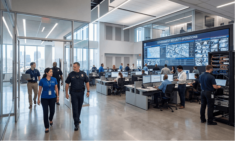 Protecting government facilities and critical public operations.