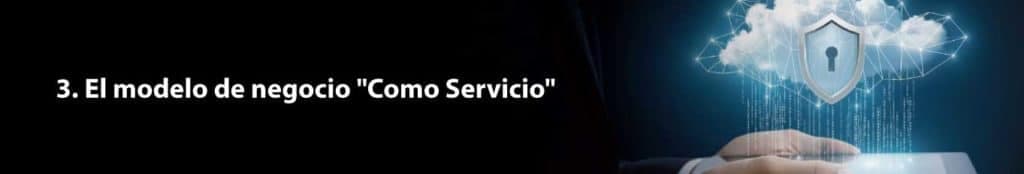El modelo de negocio "Como Servicio