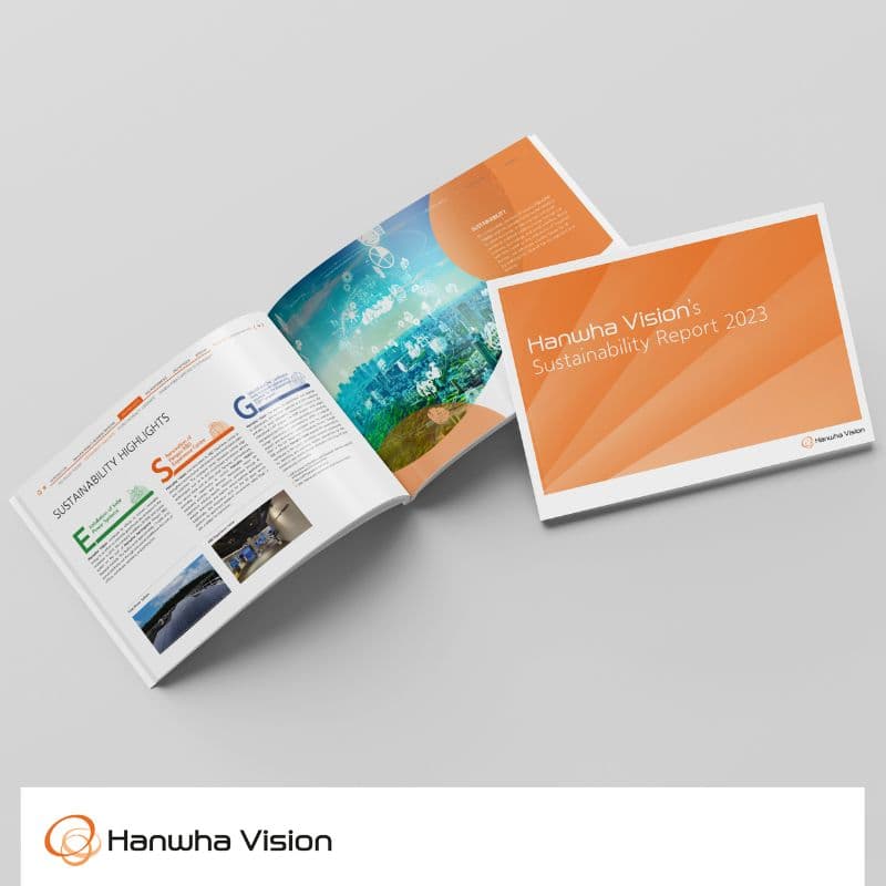 hanwha vision sustainability report 2023