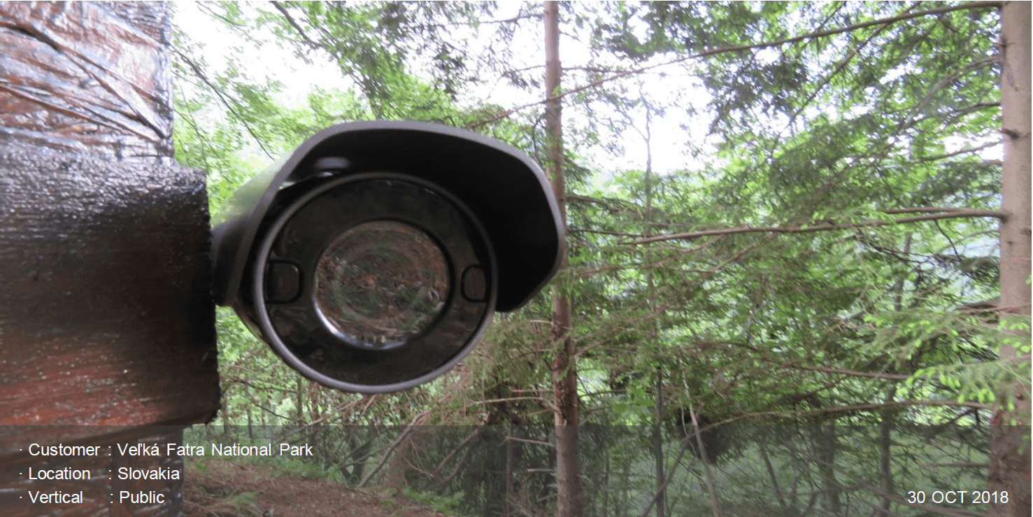 Wisenet goes nature watching in Slovakian National Park of Veľká Fatra