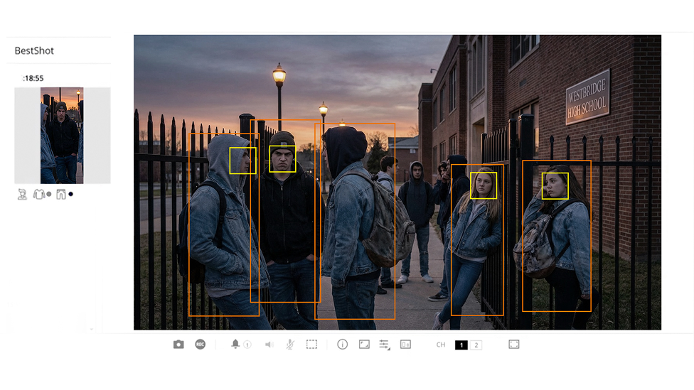 AI 카메라 베스트샷 기능