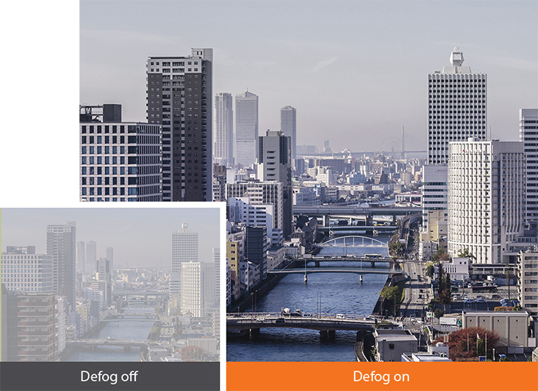 Defog technology to improve image clarity Defog technology to improve image clarity